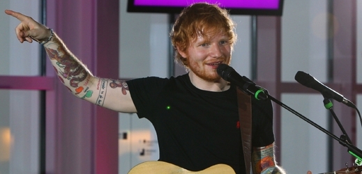 Britský hudebník Ed Sheeran.