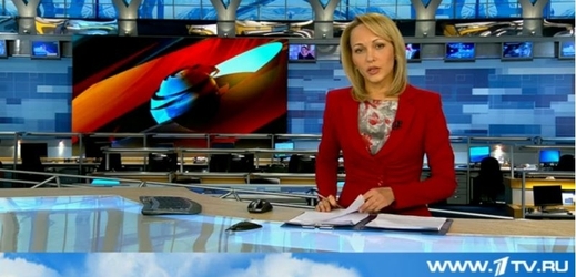 Zpravodajská relace ruské státní televize.