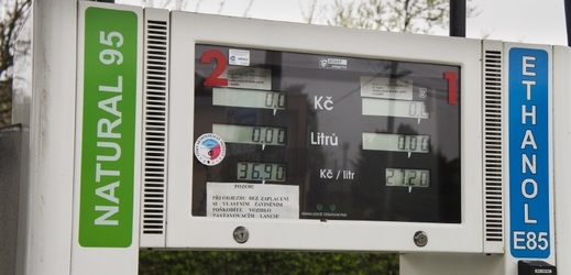 Ještě v říjnu stál Natural 95 víc než 36 korun za litr.