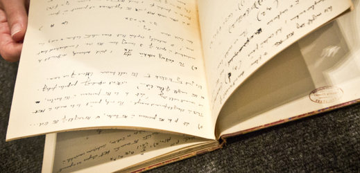 Zápisník Alana Turinga.