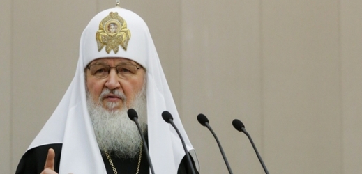 Hlava ruské pravoslavné církve, patriarcha Kirill.
