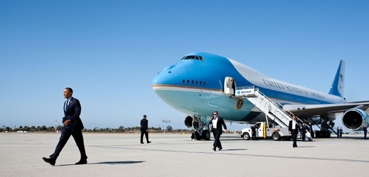 Prezident Obama a jeho letoun.