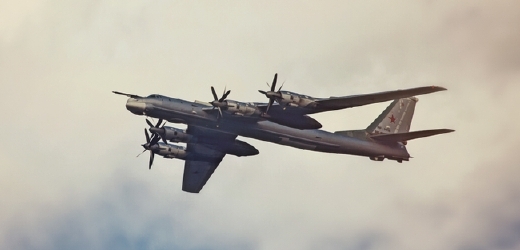 Ruský bombardér Tu-95.