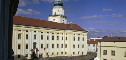 Barokní zámek v Kroměříži.