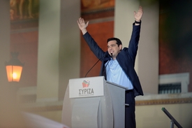 Nový řecký premiér Alexis Tsipras.