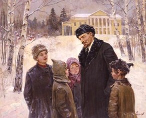 Lenin a děti.