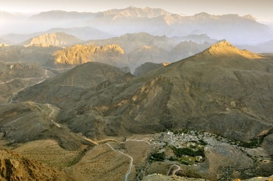 Ománské hory.