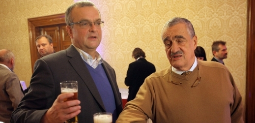 Miroslav Kalousek a Karel Schwarzenberg.