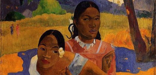 Gauguinův obraz Nafea faa ipoipo - Kdy se vdáš? z roku 1892.