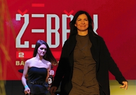 Anna K, loňská vítězka ankety Žebřík v kategorii zpěvačka roku.