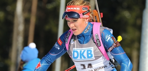 Gabriela Soukalová skončila ve sprintu dvacátá.