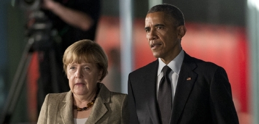 Německá kancléřka Angela Merkelová a americký prezident Barack Obama.