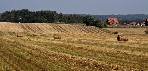 Zemědělská půda se v ČR mění na nové tovární haly a sklady (ilustrační foto).