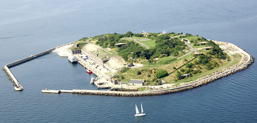Middelgrundsfortet je jedním z největších umělých ostrovů na světě.
