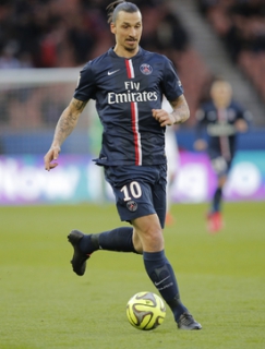 Zlatan Ibrahimovič z francouzského PSG.
