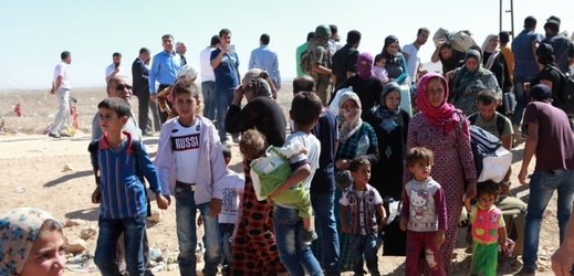 Imigranti z Blízkého východu proudí do Evropy (ilustrační obrázek).
