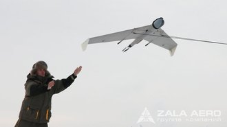 Testy dronu z dílny ZALA Aero.