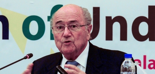 Prezident světové fotbalové federace FIFA Sepp Blatter.
