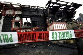 Loňský požár zničil téměř celou chatu Libušín na Pustevnách.