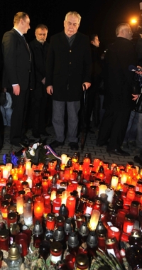 V pátek do Uherského Brodu přijel i prezident Miloš Zeman.