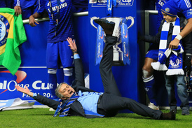 José Mourinho si první triumf po téměř tříleté pauze užil naplno.