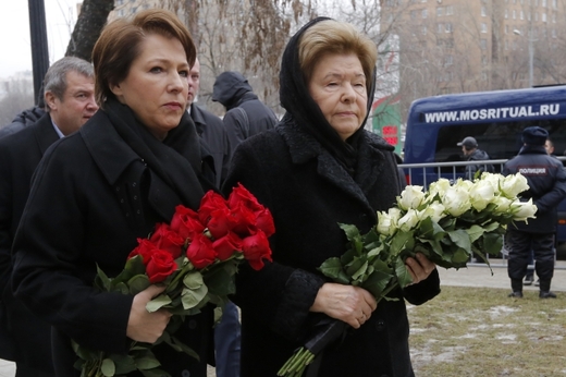Naina Jelcinová (vpravo) s dcerou Tatyanou.