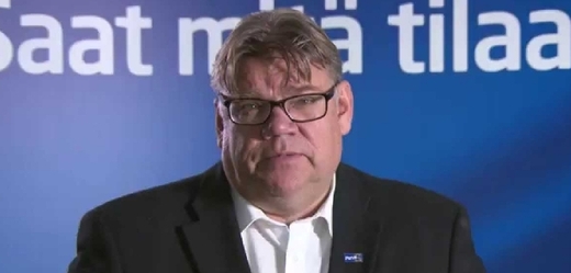 Šéf strany Praví Finové Timo Soini.