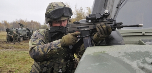 Voják během výcviku (ilustrační foto).