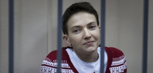 Naďežda Savčenková v ruské věznici.