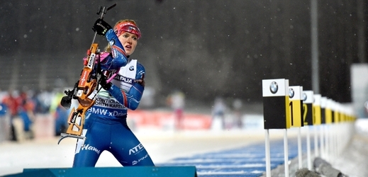Gabriela Soukalová ztratila medailovou šanci především při neúspěšném pobytu na střelnici.