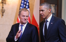 Donald Tusk má v plánu se sejít s americkým prezidentem Barackem Obamou (ilustrační foto).