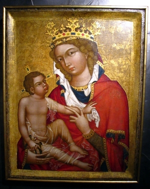 V kostelíku Nanebevzetí panny Marie u hradu Veveří na Brněnsku visel obraz Madony z Veveří od roku 1938. Originál je v Národní galerii.