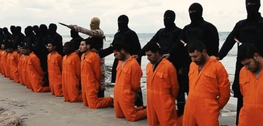 Islamisté převlékají do oranžové zajatce v rámci svých PR aktivit.