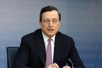 Mario Draghi, prezident Evropské centrální banky.