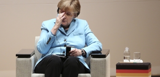 Kancléřka Merkelová při aktuální návštěvě Japonska.