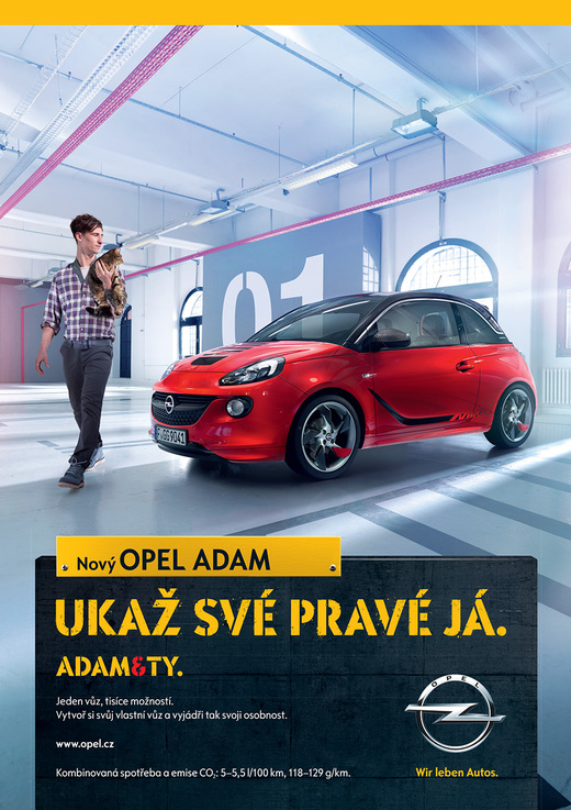Reklama na Opel.