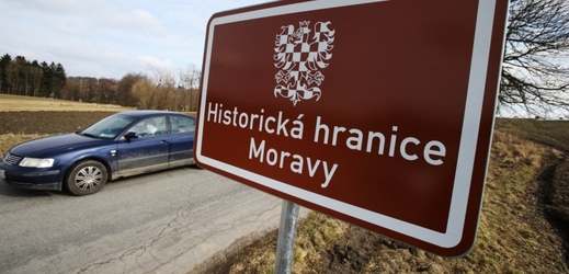 Historická hranice Moravy.