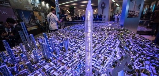 Model nového hlavního města Egypta.