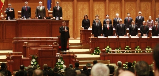 Rumunský Parlament.