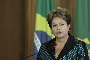 Brazilská prezidentka Dilma Rouseffová.