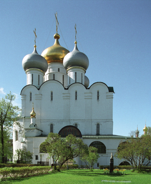Novoděvičí klášter v Moskvě.