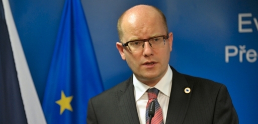 Premiér Sobotka na jednání Evropské rady v Bruselu (ilustrační foto).
