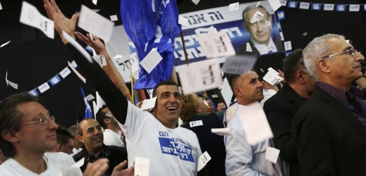 Podporovatelé izraelského premiéra Netanjahua.