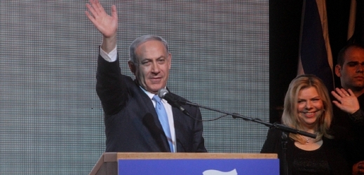 Vítězný Netanjahu.