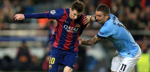 Lionel Messi v akci.