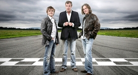 Richard Hammond, Jeremy Clarkson a James May.