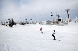 lyžařská střediska navzdory jaru zůstávají otevřená například v Jeseníkách.