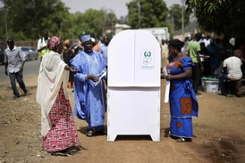 Volby v Nigérii.