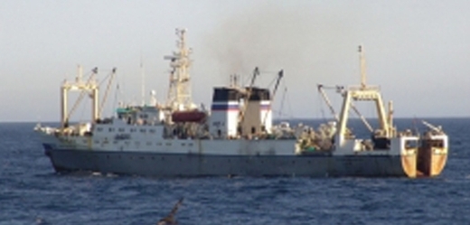 Ruská rybářská loď ztroskotala nedaleko Kamčatky.