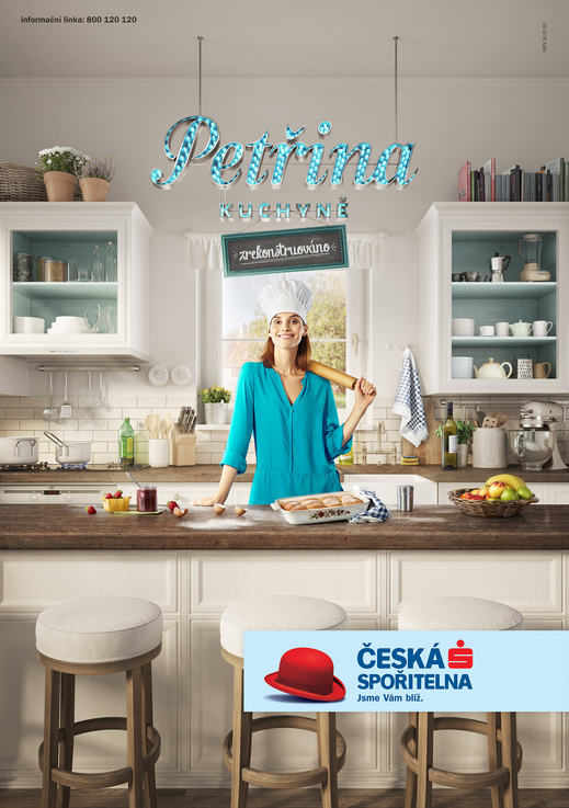 Petřina kuchyně z kampaně Air Bank.